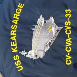 Embroidered USS Kearsarge jacket